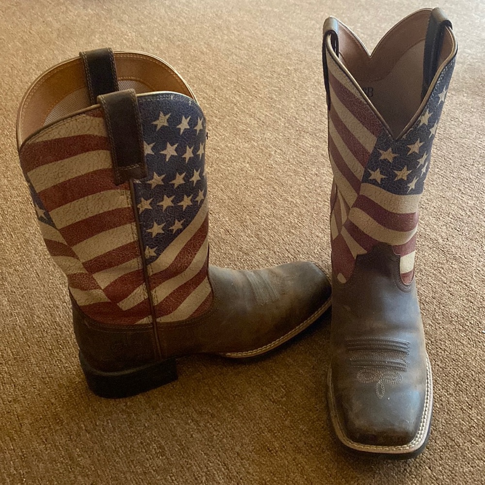 Ariat Round up Patriot Western Boot